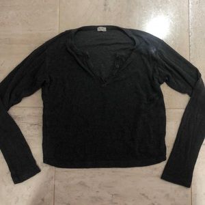 Brandy Melville grey shirt.